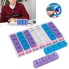 28 Compartments pillbox , Weekly Pill lunch box , 7 Days 4 Times a Day pillbox Medicine lunch box with Push but ton to Hold Medication , Vitamins , Fish Oil and Supplements view 4