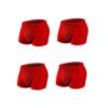 Men Magnetic Therapy Boxer Brief Improving Male Power Underwear Health Care Breathable Red Inner Pants (Color : 4 PCS, Size : 5X-Large) view 1