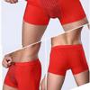 Men Magnetic Therapy Boxer Brief Improving Male Power Underwear Health Care Breathable Red Inner Pants (Color : 4 PCS, Size : 5X-Large) view 2
