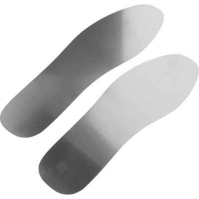 1 Pair Stainless Steel Insole Basketball Shoe Insoles Boot Inserts Boot Insoles for Men Work Shoes for Men Stainless Steel Shoe Inserts Metal Shoe