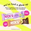 Nicks Protein Bars Almond Chocolate  12-Count Box | Protein-Packed Snack, Low Calories, Low Carbs, Keto Friendly, No Added Sugar (12 bars x 50g) view 2