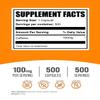 BulkSupplements.com Caffeine 100mg Capsules - Caffeine Supplements, Caffeine Pills 100mg - for Energy Support, 1 Caffeine Capsule per Serving, 500 Capsules (Pack of 1) view 2