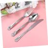 ORFOFE 1set Disposable Plastic Cutlery Single Use Forks Spoons Knives for Weddings Parties Events Party Supplies for and Decor view 3
