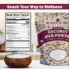 RawGuru Organic Coconut Milk Powder - Vegan & Nutrient-Dense Powder with Iron & Potassium - Rich & Creamy Organic Milk for Drinking or Baking - 16 oz, Pack of 2 view 2