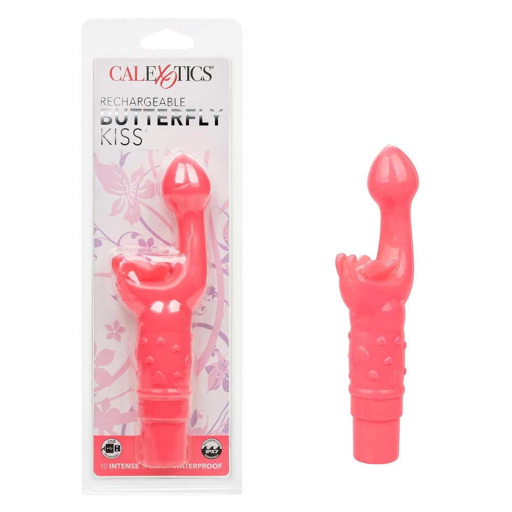 CalExotics Rechargeable Butterfly Kiss - Pink