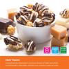 Gourmet Popcorn - 12 Zebra Corn Mini Cones - Small Storage Space Friendly & Great Stocking Stuffers! 32.4oz total and Exclusive Inspirational Sticker! view 4