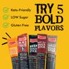 Jerky.com Meat Stick Variety Pack 10 Count Sampler of Beef Sticks, Turkey, Hot, Sriracha & Honey Ham | High Protein, Keto Snack Sticks | Low Carb, No MSG, Gluten-Free | Individually Wrapped Jerky Gifts for Men view 4