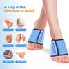 Comfpack Cold Therapy Wrap with 2 Packs & 2 Sleeves for Pain Relief, Reusable Gel Ice Packs for Foot Plantar, Wrist, Ankle, for Sprains, Muscle Pain, Bruises, Injuries, Blue view 3
