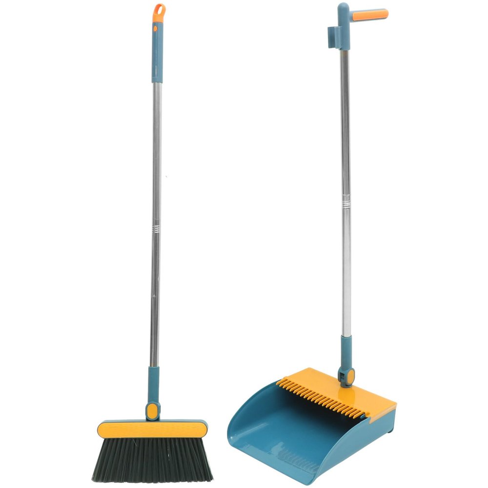 1set Dustpan and Broom Set Handle Soft Bristle Cleaning Tools for Household Use Random Style Dustpan and Brush for Effortless Home Cleaning