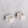 2 Pcs Mop Organizer Holder Waterproof 1Pcs Mop Clip Household Bathroom Storage Wall Mounted Broom Hanger Hook(White) view 4