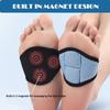 Arch Support Pads, Magnetic Arch Support Cushioned Compression Sleeves , Soft Orthotic Foot Arch Support Brace, Plantar Fasciitis Relief Bands for Women Men Pain Relief & Sore, Flat Feet, Heel Spurs view 3