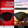 Professional Red Light Therapy Glasses for Eye Protection - Infrared Goggles, LED Red & Blue Light Therapy, Portable Eye Care view 3