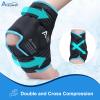 Atsuwell Ankle Ice Pack Wrap 2 Packs, Ankle Ice Wraps Flexible Gel Cold Pack for Foot Heel, Cold Compress Therapy for Soothing Discomfort, Black view 3