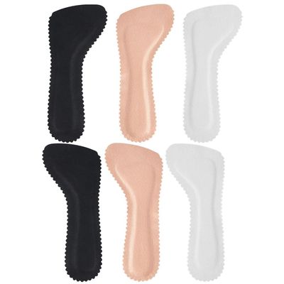 3 Pairs Shoe Inserts for Women Cushion Shoe Insoles wear-Resistant high Heel Pads Comfort Forefoot Pads Daily use Summer Miss Pigskin