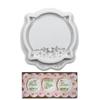 Senzooe DIY Round Mirror Frame Flower Sugar Chocolate Cake Decoration Silicone Mould view 1