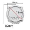 Senzooe DIY Round Mirror Frame Flower Sugar Chocolate Cake Decoration Silicone Mould view 2