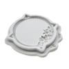 Senzooe DIY Round Mirror Frame Flower Sugar Chocolate Cake Decoration Silicone Mould view 3