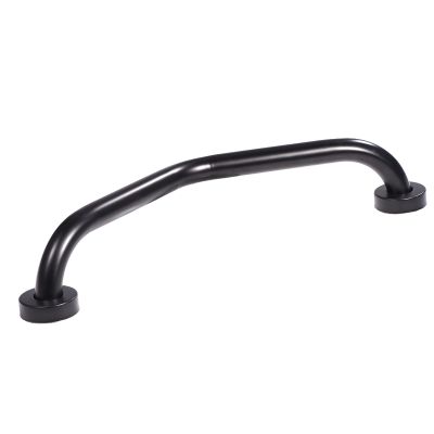 Greensen Curved Shower Grab Bar Stainless Steel Bathtub Handle Wall Handle Shower Handle Hand Grip Safety Handle Non Slip Grab Bars for Seniors and Children Black