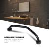 Greensen Curved Shower Grab Bar Stainless Steel Bathtub Handle Wall Handle Shower Handle Hand Grip Safety Handle Non Slip Grab Bars for Seniors and Children Black view 3