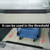 Rubber Power Ramps,Wheelchair Threshold Transition Strip,Butt Up Threshold-Moldings Trim,Indoor Kerb Ramp for Wheelchair Scooter Sweeping Robot, Portable Door Step Accessible Channel (Size : 1x5cm/0. view 2