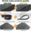 Rubber Power Ramps,Wheelchair Threshold Transition Strip,Butt Up Threshold-Moldings Trim,Indoor Kerb Ramp for Wheelchair Scooter Sweeping Robot, Portable Door Step Accessible Channel (Size : 1x5cm/0. view 4