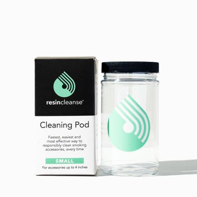 Resin Cleanse Cleaning Pod for Accessories | Shaker Pod for Cleaning Small Pipes and Accessories (Small)