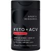Sports Research Keto Plus ACV Capsules - Diet Support with 500mg of Apple Cider Vinegar & 1500mg goBHB Exogenous Ketones - Gluten Free & Keto Certified - 120 Veggie Capsules view 1