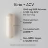 Sports Research Keto Plus ACV Capsules - Diet Support with 500mg of Apple Cider Vinegar & 1500mg goBHB Exogenous Ketones - Gluten Free & Keto Certified - 120 Veggie Capsules view 2