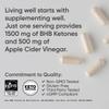 Sports Research Keto Plus ACV Capsules - Diet Support with 500mg of Apple Cider Vinegar & 1500mg goBHB Exogenous Ketones - Gluten Free & Keto Certified - 120 Veggie Capsules view 4