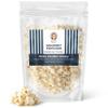 Renes White Cheddar Cheesy Gourmet Popcorn  real Wisconsin white Cheddar cheese is smooth and creamy on fresh popped corn, snack or gift  resealable, 5oz bag. view 1
