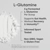 Sports Research L-Glutamine - Workout Recovery, Immune Health & Gut Health Support - 5 G Per Serving - 17.64 Oz view 4