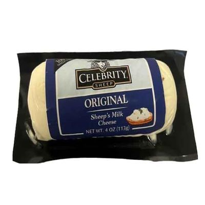 Celebrity sheep cheese log original 4oz | 12 pack