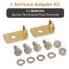 AlveyTech L Terminal Adapter Kit for Mobility Scooter & Power Chair Batteries (Screw Terminal to Post/Flag Terminal) view 4