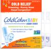 Boiron ColdCalm Baby 40 Count - Single-Use Drops for Relief from Cold Symptoms of Sneezing, Runny Nose, and Nasal Congestion - Sterile, Non-Drowsy Calm (8 Packets with 5 Liquid Doses) view 1