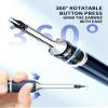 Ear Wax Removal Tool, Ear Tweezers with 10 Megapixel Ear Camera, Note 5 Ear Wax Removal Kit with 12 Pcs Ear Scoops, 4-in-1 Ear Cleaner with Ear Pick & Tweezers Mode, Blue view 4