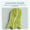 Healeved 2pcs Jade Massage Scraping Boards Portable Body Therapy Tools for Neck Back and Arm Care Natural Guasha Board for Acupuncture Points and Relaxation for Family and Friends view 4