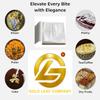 Gold leaf company Leaf Silver Leaf, 99.9% Pure Silver Leaf 50pcs 4 x 6 Inch for Sweets Deco,Cake Baking view 3