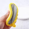 10 Pcs Durable Scrub Scouring Sponge Microfiber Scouring Scrubber Round Dish Washing Sponge Scrubber for Cleaning Dishes Pots, Random Color view 4