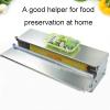 Cling Film Cutter Dispenser, Reusable Dispenser With Slide Cutter,Stainless Steel Cling Film CutterSuitable For Supermarket Household Fresh Packaging view 4