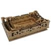 Buddhist Bonsai Base Wood Rectangular Delicate Texture Table Hollow Carved Stone Buddha Statue Base Small Coffee Table Decorative Ornaments view 3