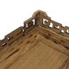 Buddhist Bonsai Base Wood Rectangular Delicate Texture Table Hollow Carved Stone Buddha Statue Base Small Coffee Table Decorative Ornaments view 4
