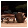 Buddhist Plant Bonsai Wooden Vase Base Teapot Bonsai Base Buddha Statue Base 3.9 Inches High Suitable for Indoor Living Room Desktop Decoration view 3