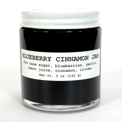 Smoke Camp Crafts Blueberry Cinnamon Jam - 5 oz Jar - Craft, Gourmet, Unusual Jams & Jellies Made in West Virginia, USA