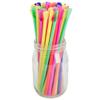 8'' Super Jumbo Neon Unwrapped Spoon Straws (400 ct box) view 3