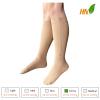 HealthyNees 30-40 mmHg Extra Firm Compression Closed Open Toe Wide Zipper Socks (2X-Large, Closed Toe Nude) view 2