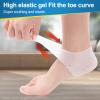 2 Pairs Silicone Heel Protectors for Shoes  Slim Gel Heel Sleeves for Blister Prevention, Cracked Heels & Daily Comfort, Men & Women (Blue and White) view 3