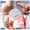 2 Pairs Silicone Heel Protectors for Shoes  Slim Gel Heel Sleeves for Blister Prevention, Cracked Heels & Daily Comfort, Men & Women (Blue and White) view 4
