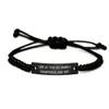 Useful Shampooer Gifts, Look at You Becoming a Shampooer and Shit, Birthday Black Rope Bracelet For Shampooer from Boss, Nice black rope bracelet gift ideas, Best black rope bracelet gifts, Top black view 1