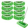 Yicotira Reusable Mop Pads Refill Compatible with Swiffer Sweeper Mop - Dry Sweeping Cloths & Wet Mopping Cloths for Household Cleaning - Washable Microfiber Pads for Mopping Floors (8 Pack) view 1