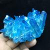 AtkitS Blue Halo Quartz Crystal vug Titanium Bismuth Silicon Cluster Rainbow (Size : 60-80g) view 2